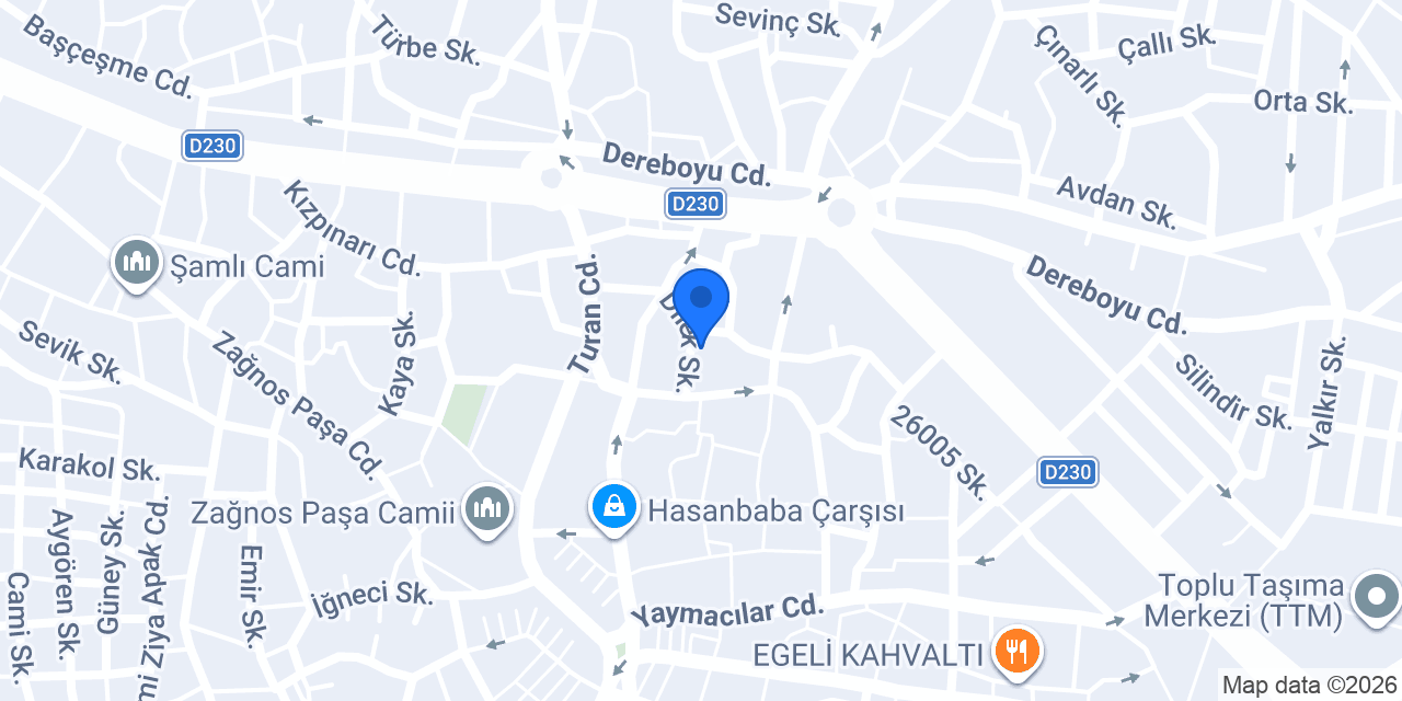 Olisse Mobilya konumu