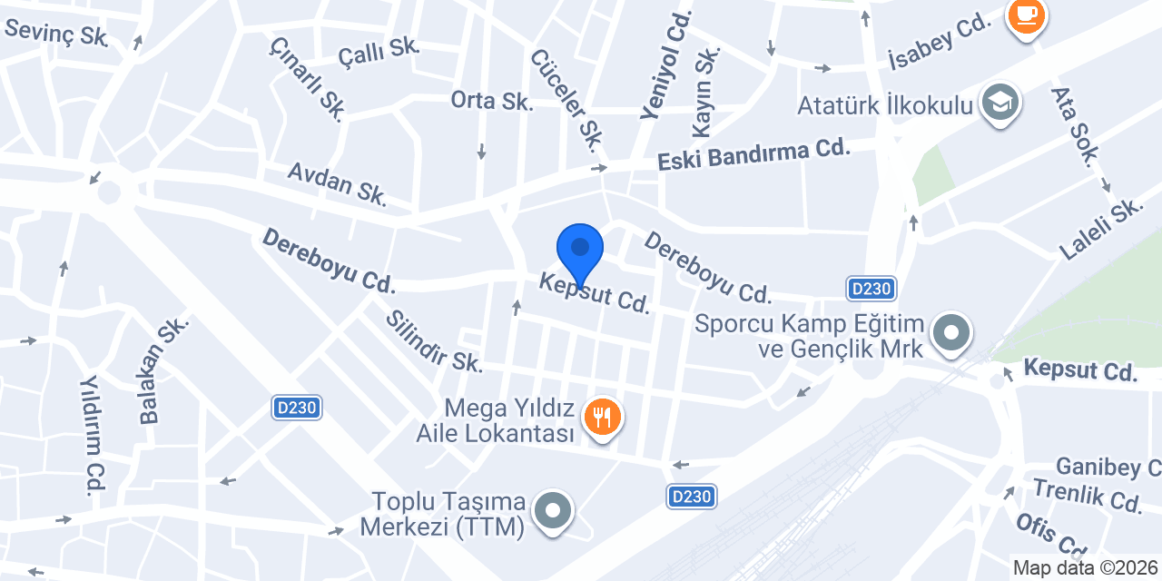 Yörem Restaurant konumu