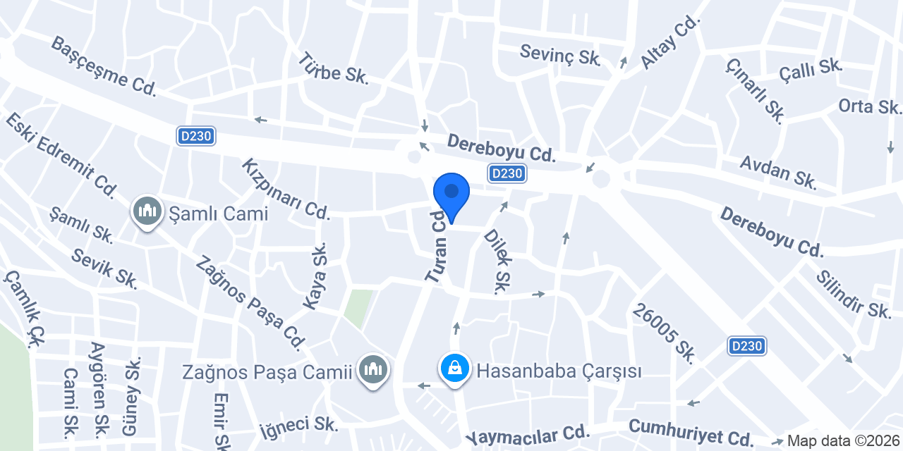 Geçer Ofset Matbaa konumu