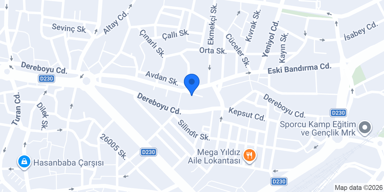 Asya Veteriner Kliniği konumu
