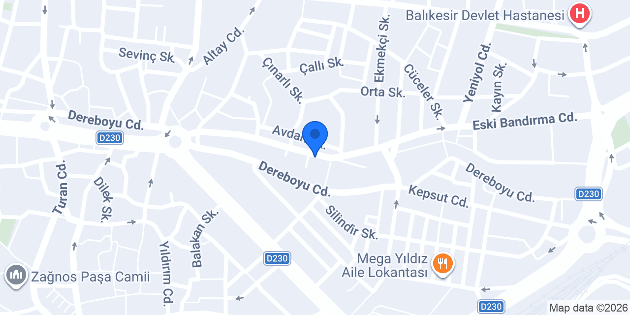 Odacı Hırdavat ve İnşaat Malzemeleri konumu