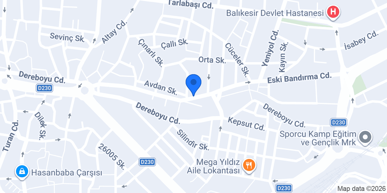 Garanti Sürücü Kursu konumu