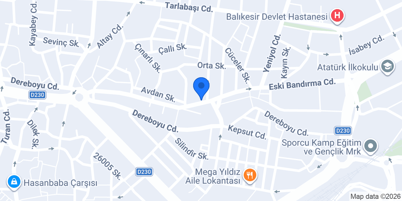 Başaran Çorba Yemek Izgara Salonu konumu