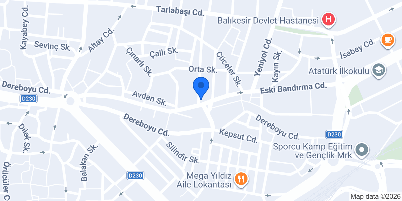 Yaylabayır Kasabı konumu