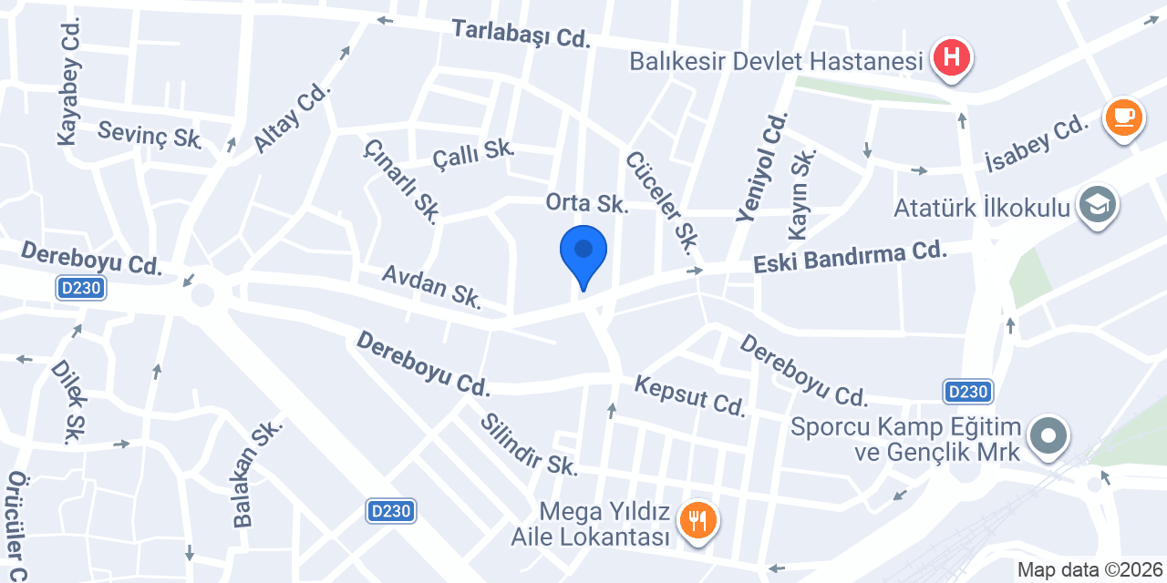 Şen Lokantası konumu
