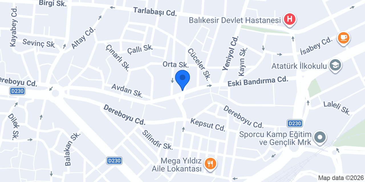 ÖZMEN ŞULE ECZANESİ konumu