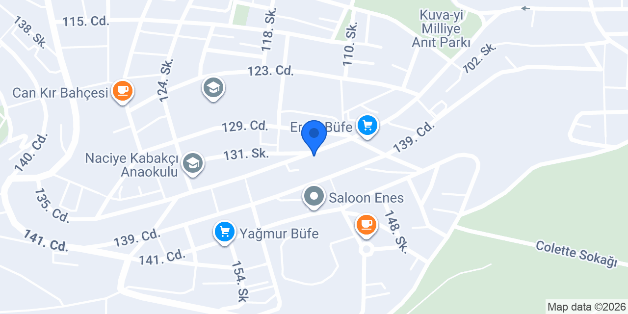 Özcan Büfe konumu