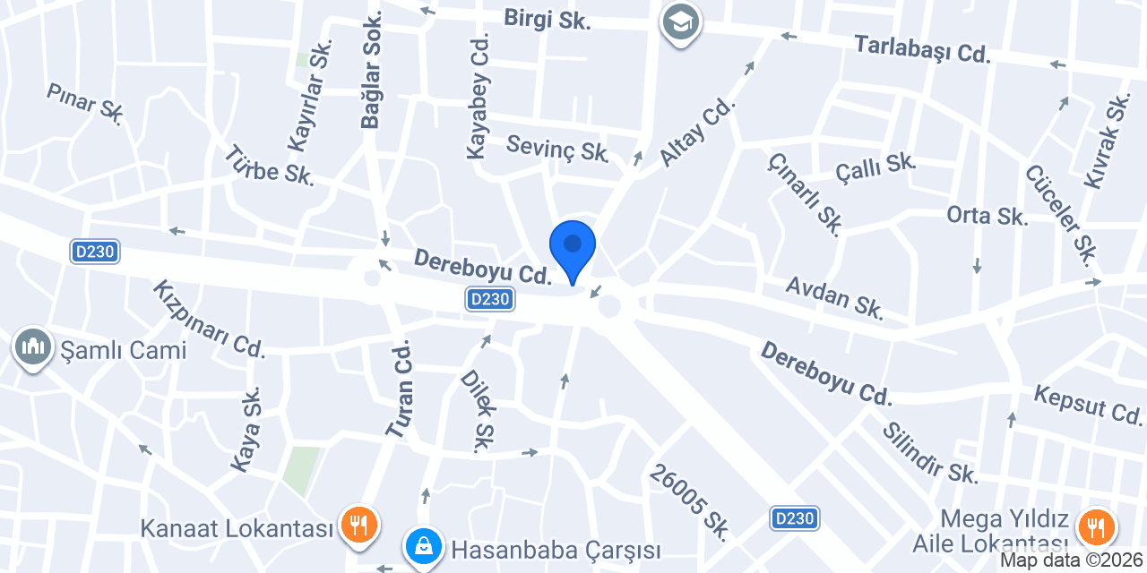Fidan Taksi konumu