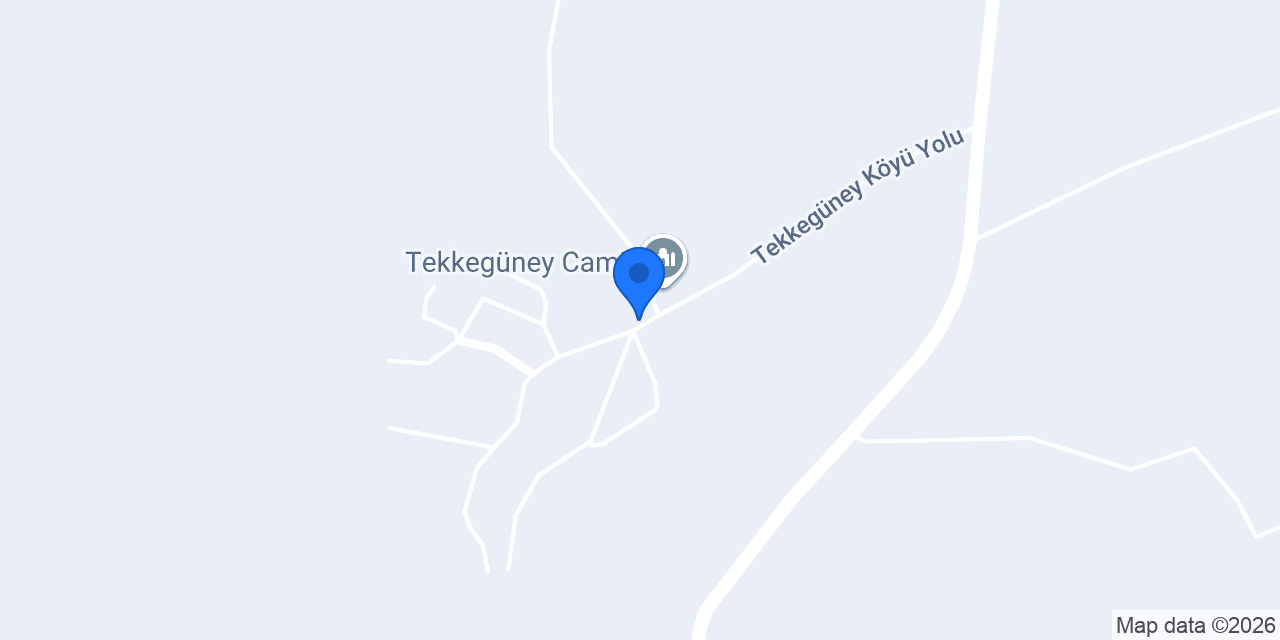 Tekkegüney Köyü Muhtarlığı konumu