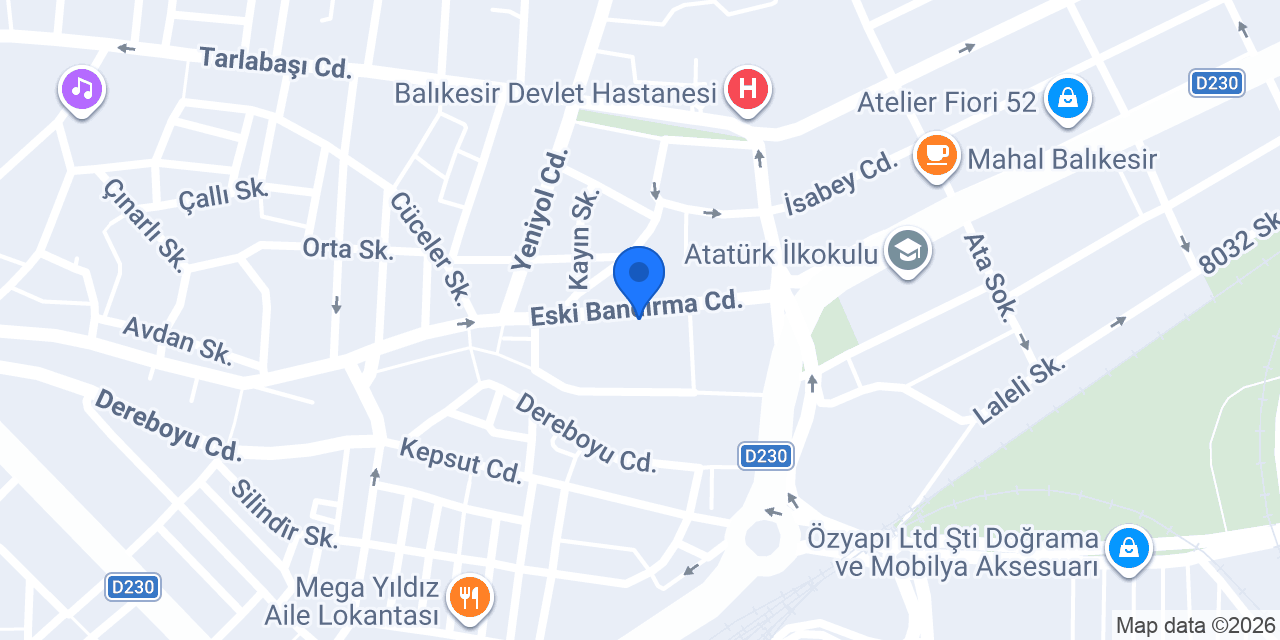 Balıkesir Selçuk İnşaat Tic.Ltd.Şti. konumu