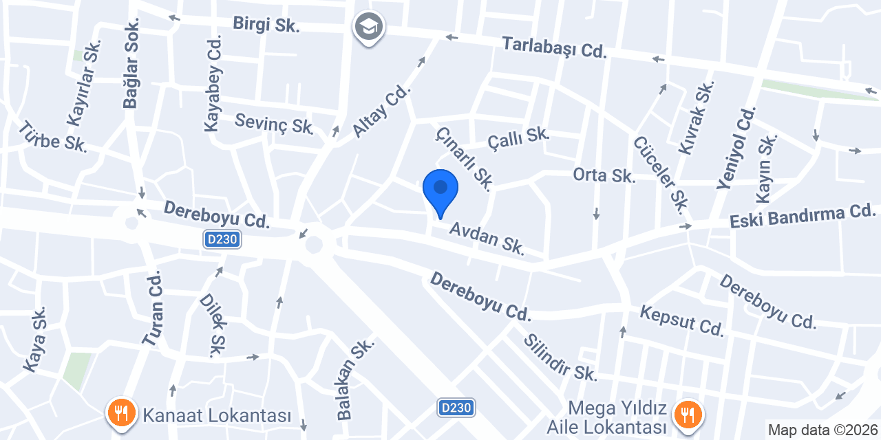 Diş Hekimi Melih Yaşar konumu