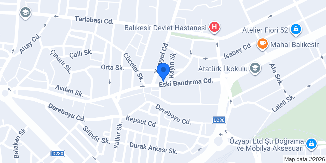 Yaman Motor konumu