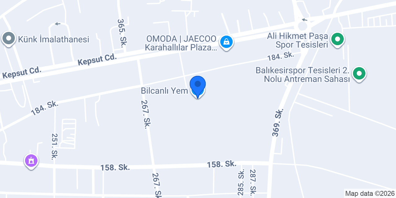 Bilcanlı Yem konumu