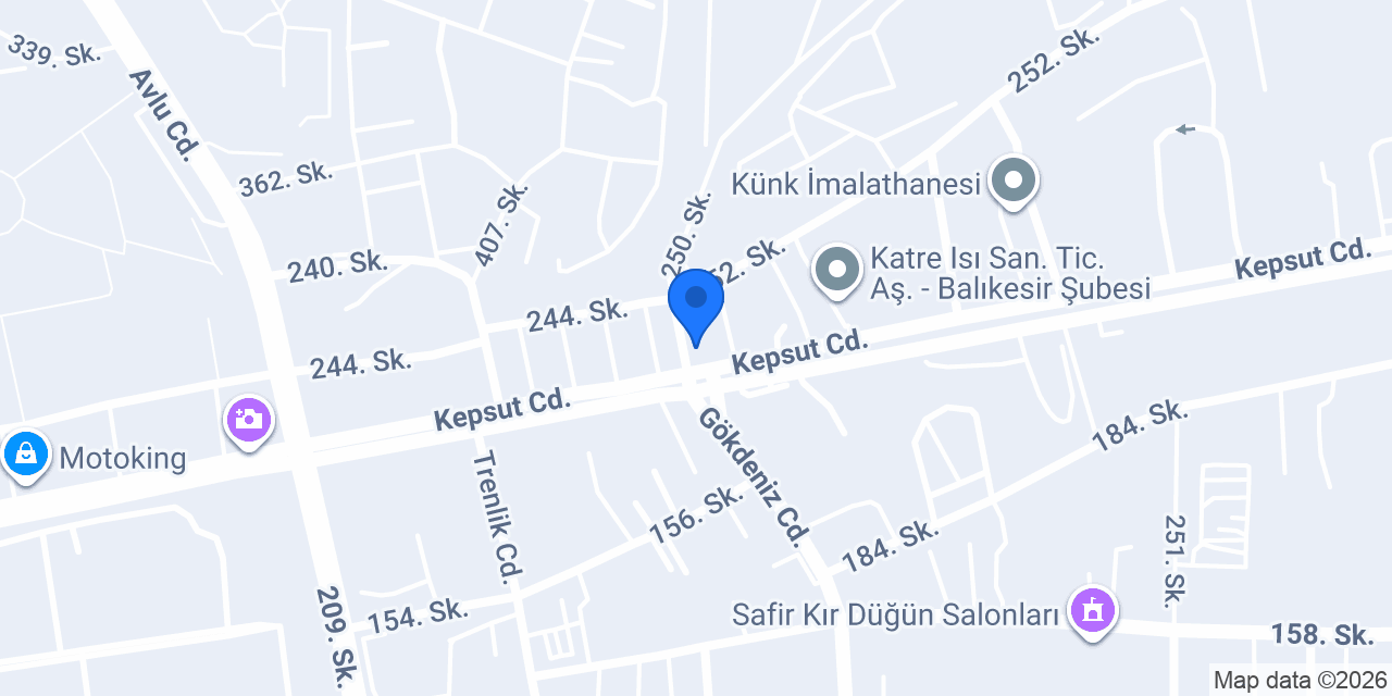 Özşen İnşaat Makinaları konumu