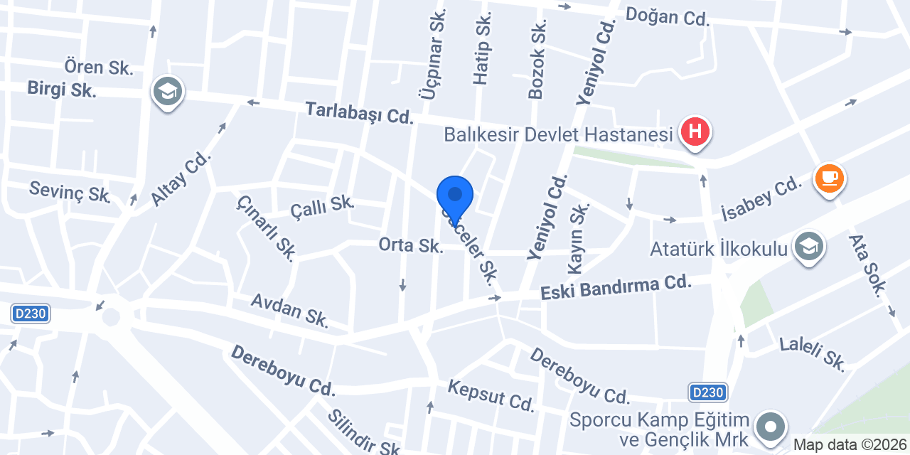 Çetin Teknik konumu