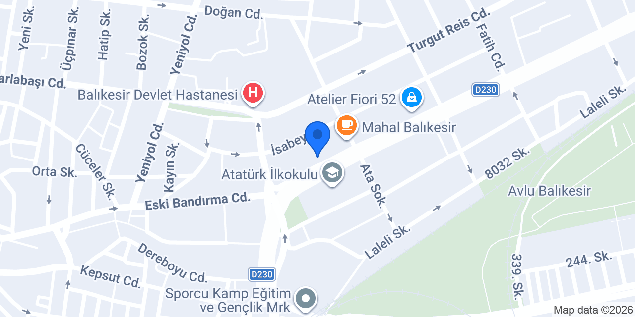 Tuğra Balıkesir Tekel Bayii konumu