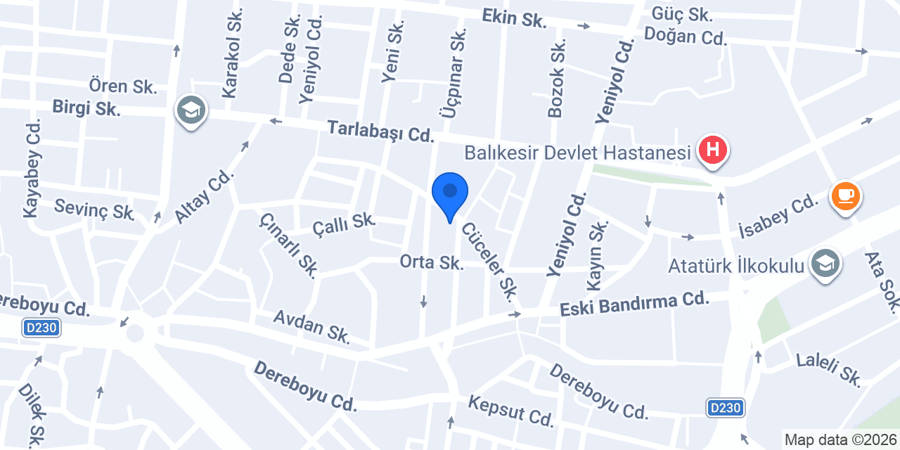 Balıkesir Çelik Kapı konumu