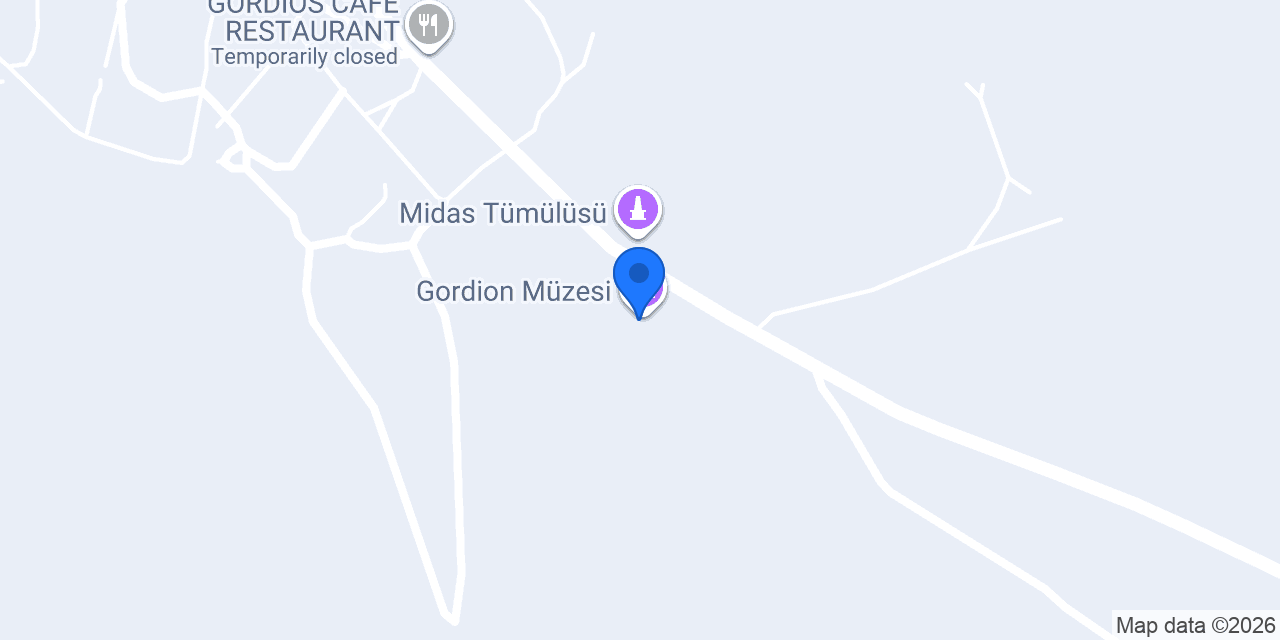 Gordion Müzesi konumu
