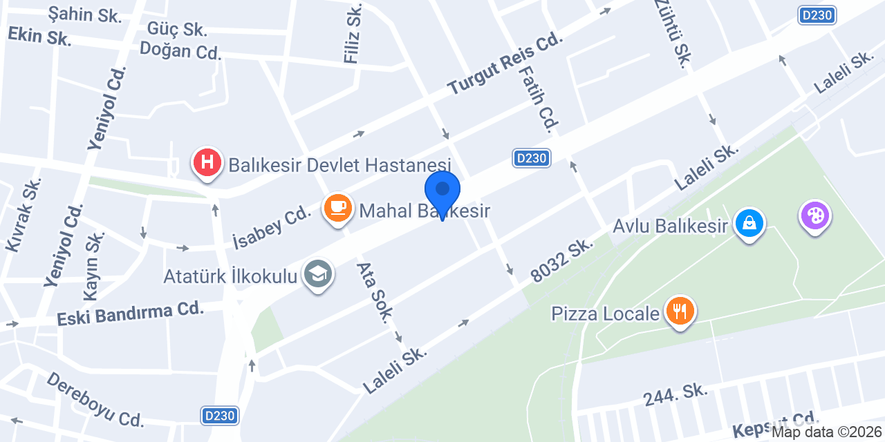 Kuaför Harun Ergene konumu