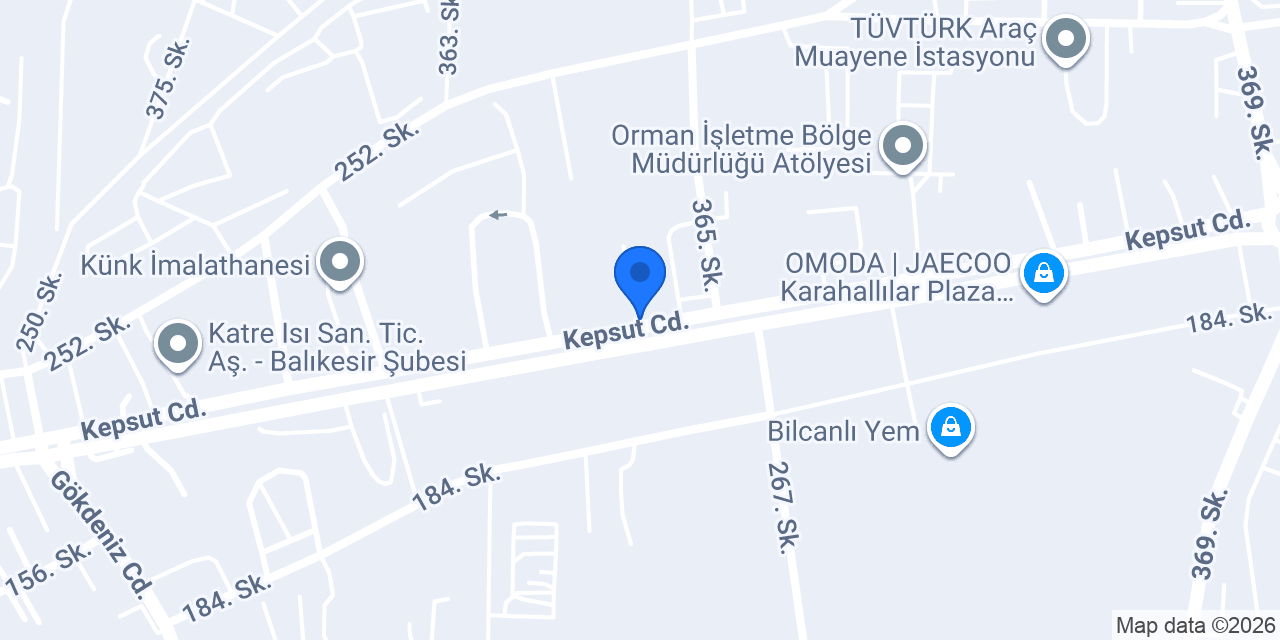 KOÇ TEKSTİL konumu