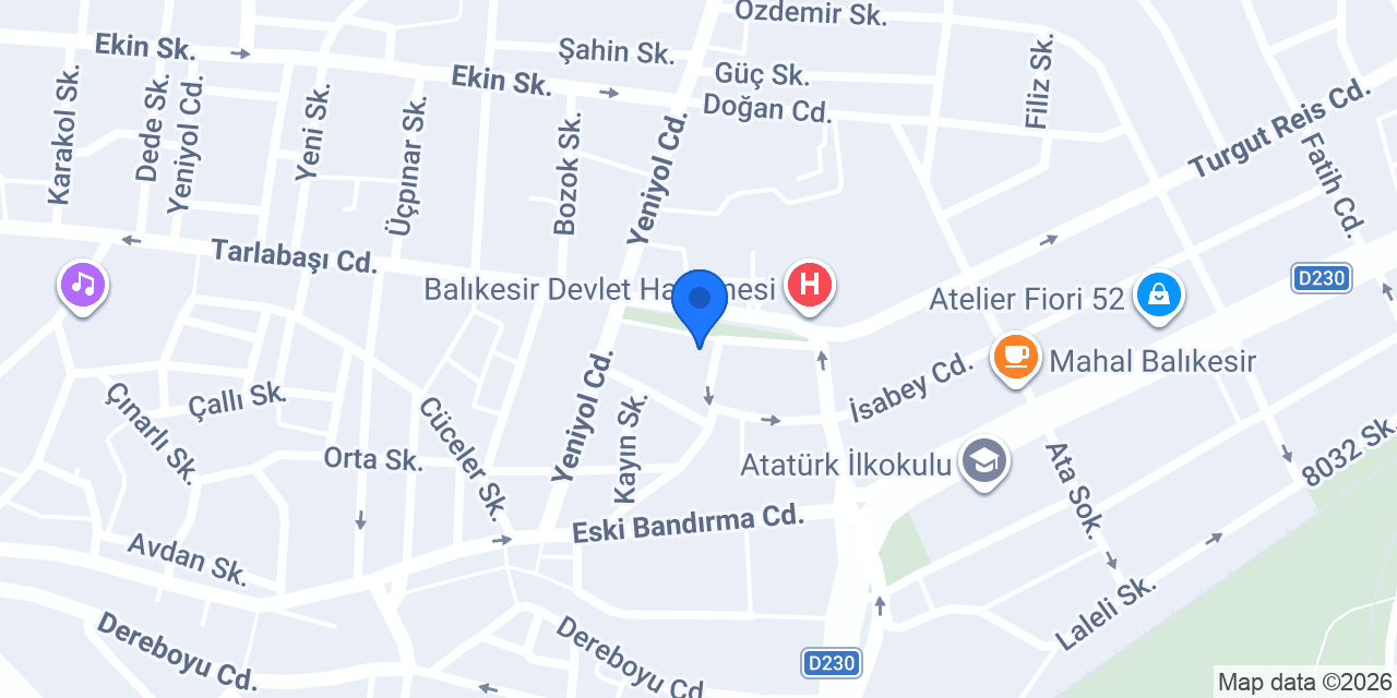 Buket Eczanesi konumu