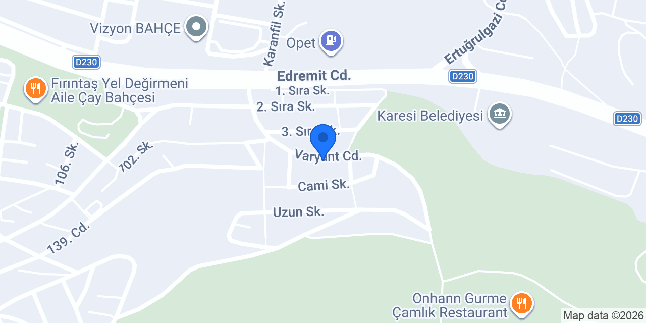 İkizler Aile Çay Bahçesi konumu