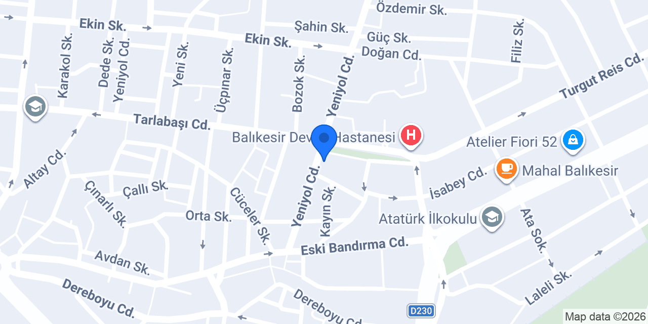 Şafak elektronik konumu