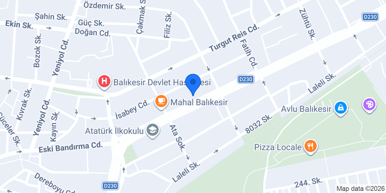 Sancak Mimarlık-Mühendislik konumu