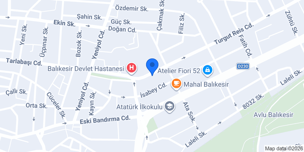 Balses İşitme Merkezi konumu