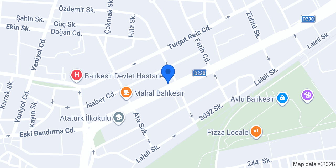 Karya Veteriner Kliniği konumu