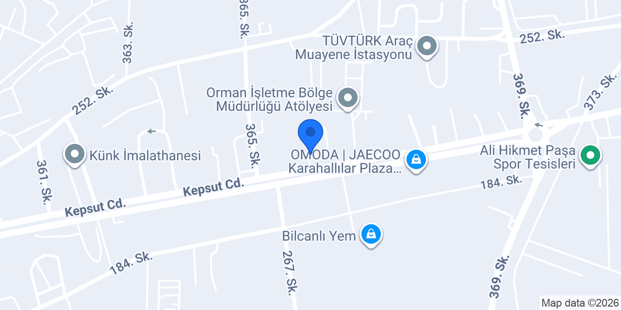 Özcan Un Fabrikası A.Ş konumu