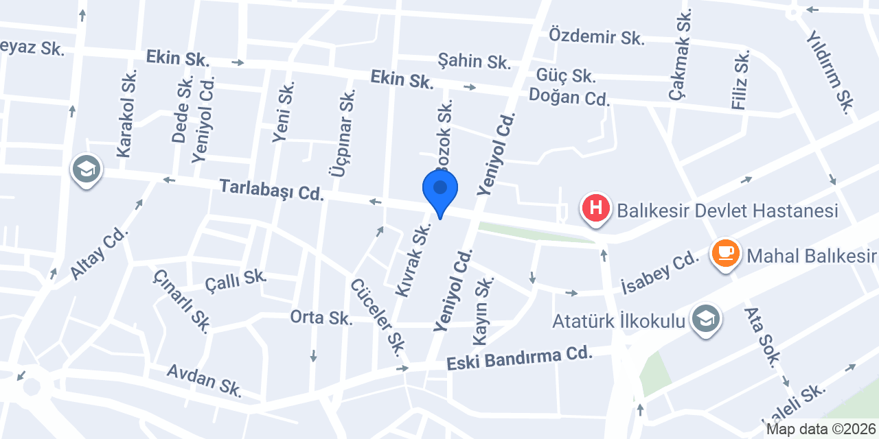 Kasırga Eczanesi konumu