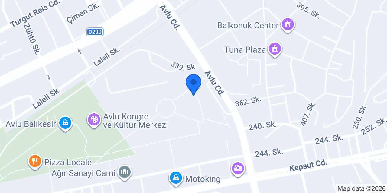 NsTerzibutik konumu