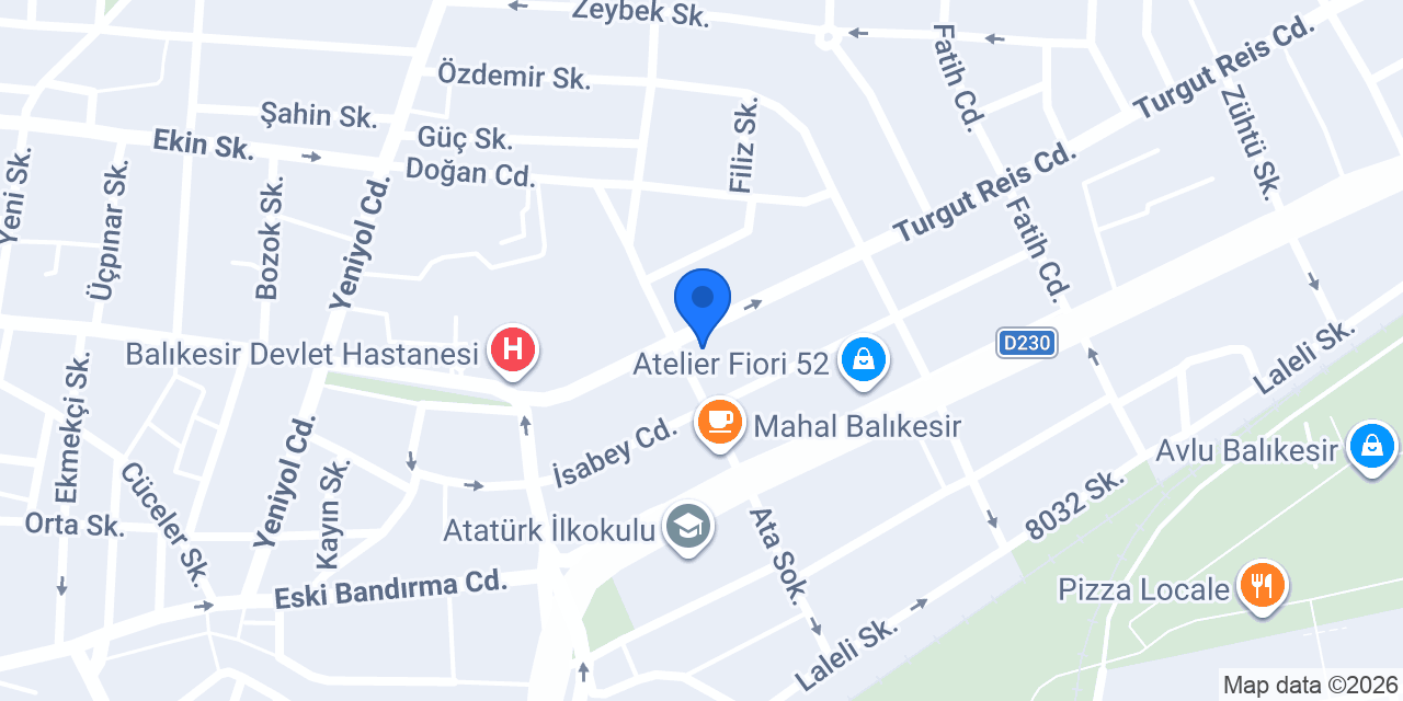 Bilgiç Eczanesi konumu