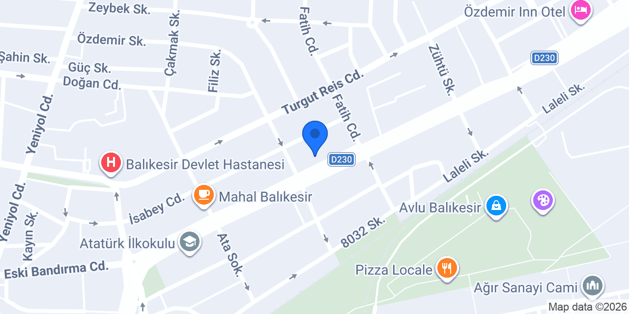 AOG Estetik - Dr. Adil Ozan Gökuç konumu