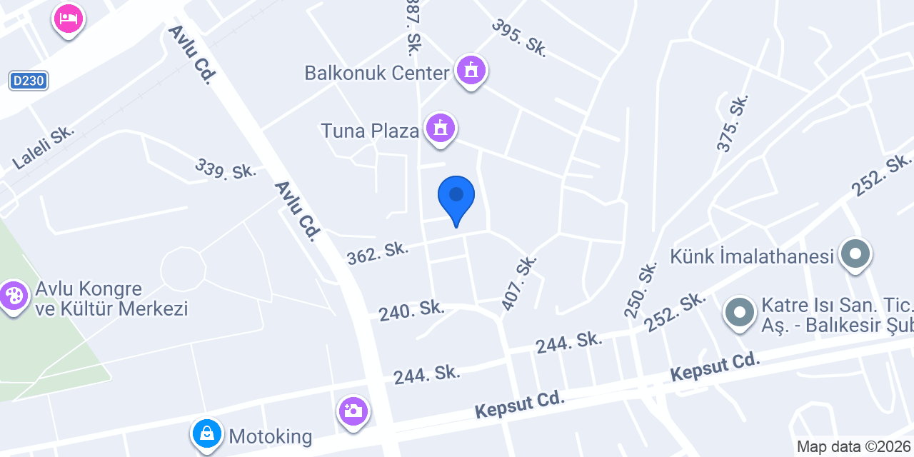 Özkul İplik konumu