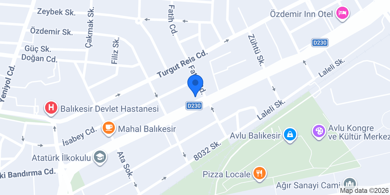 Hancılar Eczanesi konumu