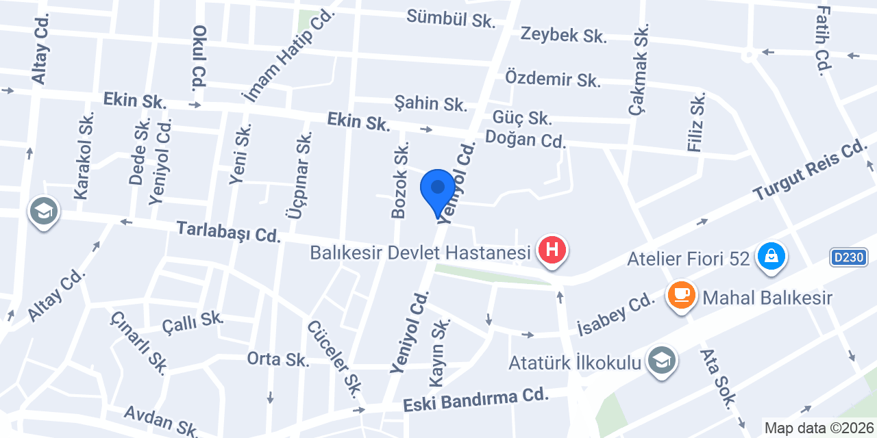 Özenç Eczanesi konumu