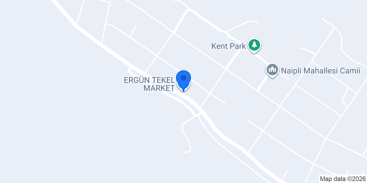 ERGÜN TEKEL MARKET konumu