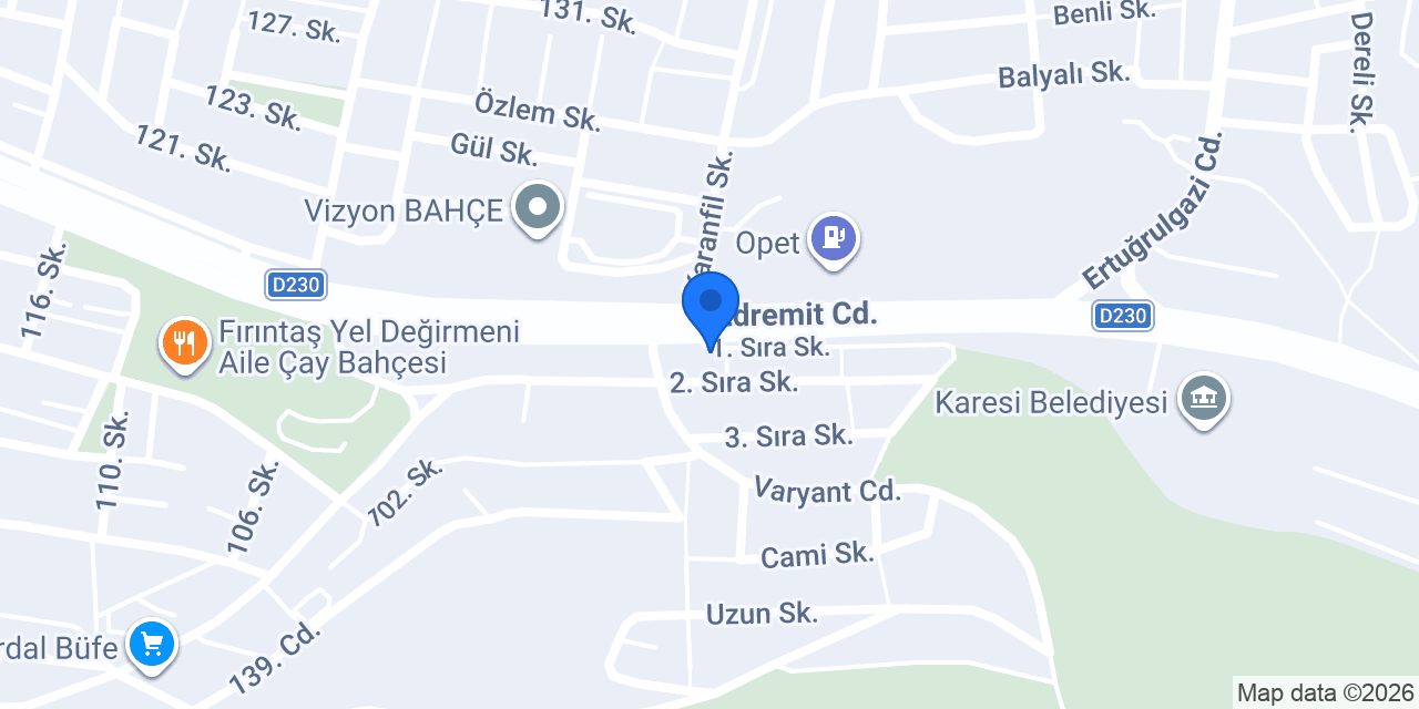 Kızpınar Taksi konumu