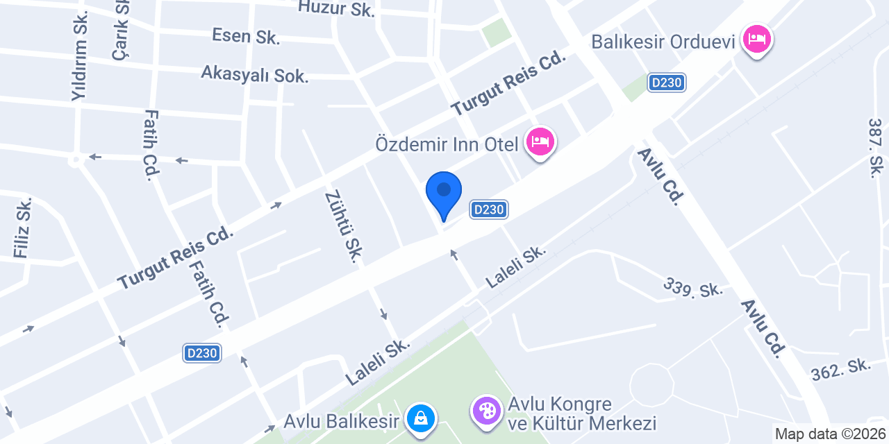 Pasaport Pizza Balıkesir konumu
