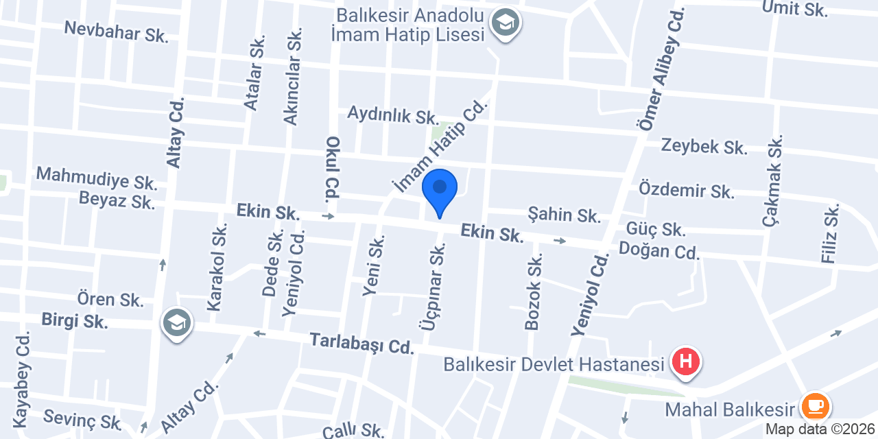 Özak Teknik konumu