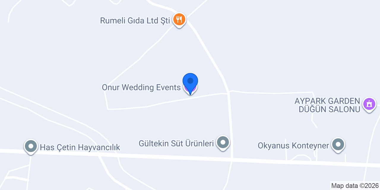 Onur Wedding Events konumu