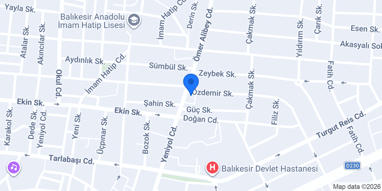Doğa Mobilya konumu