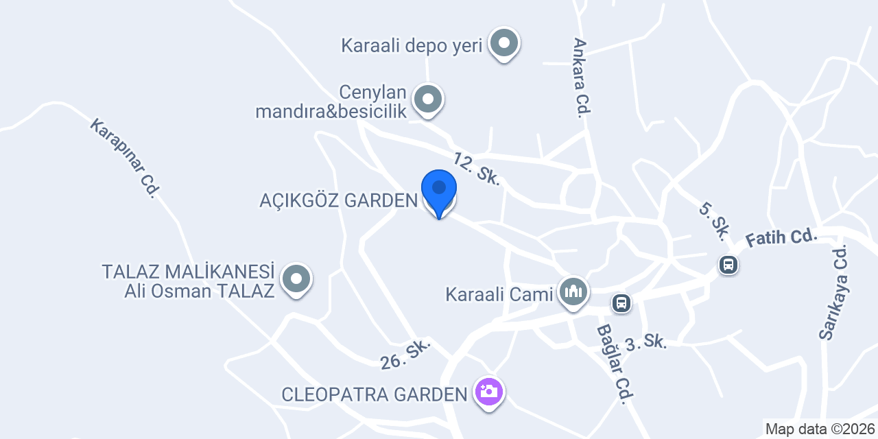 AÇIKGÖZ GARDEN konumu