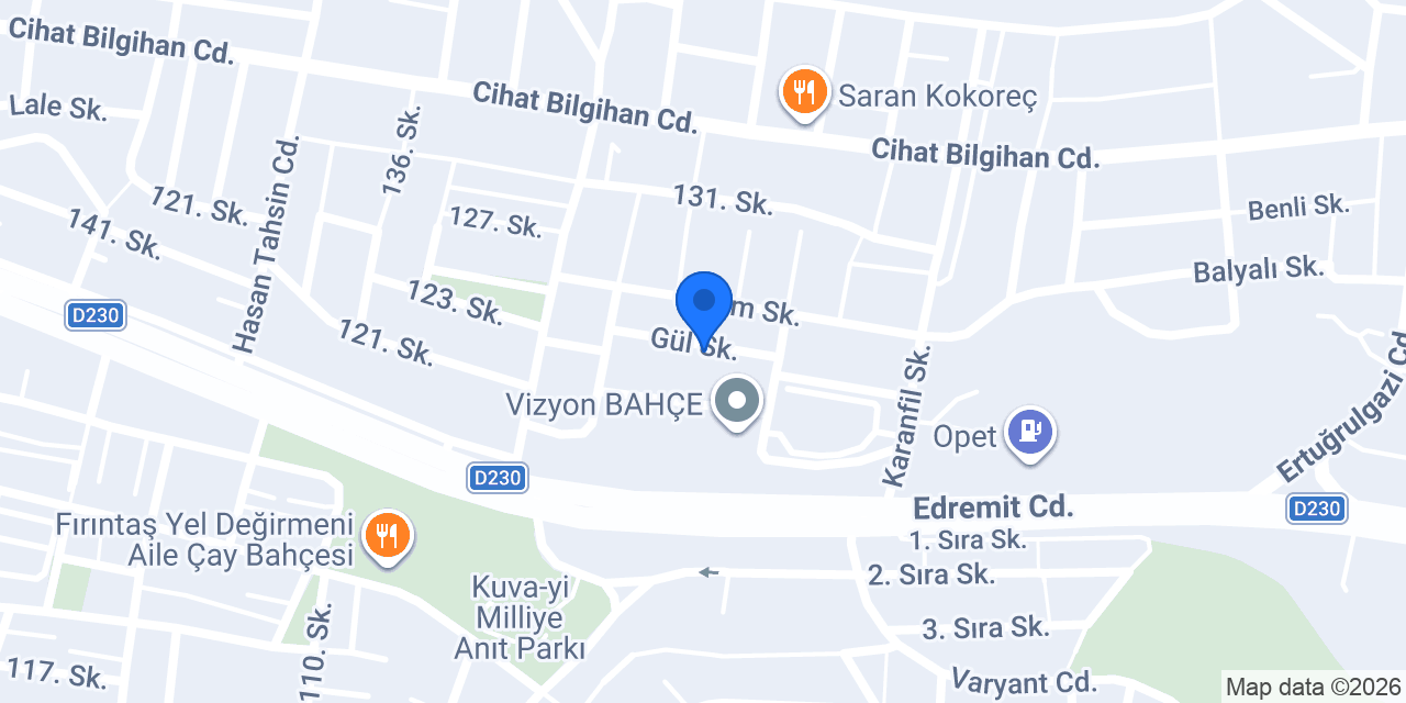 Altınova Derneği konumu