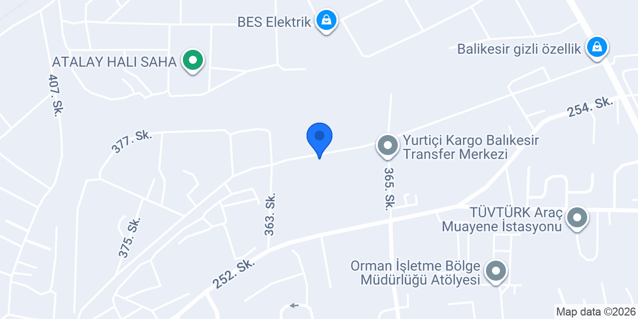 Sebaş Mekanik konumu