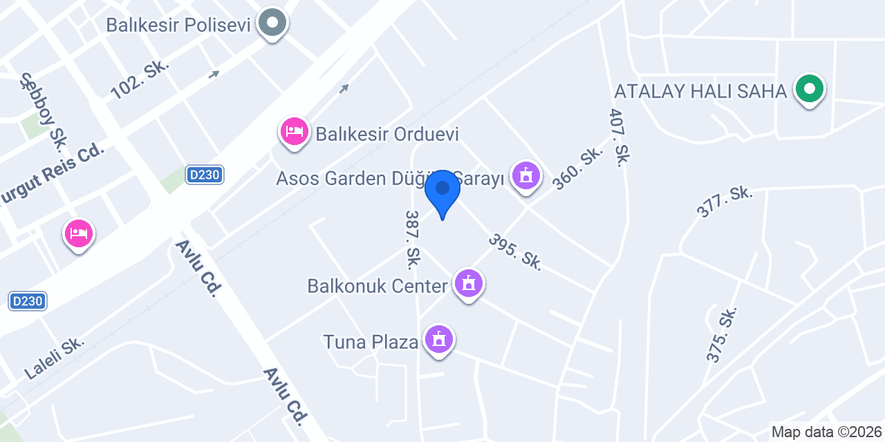 PAYLAN MOBİLYA BELLONA SHOWROOM konumu