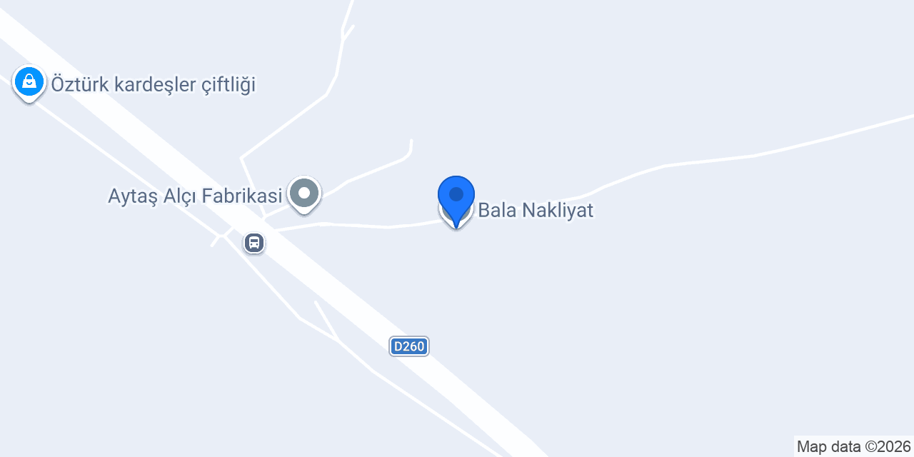 Bala Nakliyat konumu