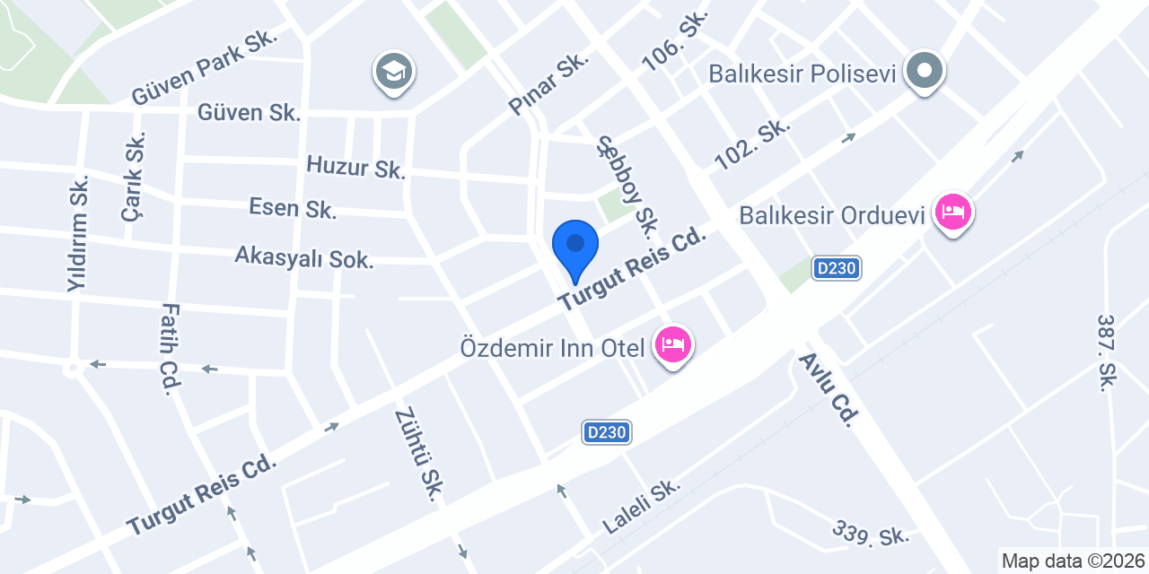 Doğa Yapı Danışmanlık Balıkesir konumu